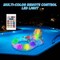 Inflatable Pool Float Adult - Light Up Pool Floaties Lounger Floats Floating Chair Raft with Cup Phone Holder - Pool Chairs for in Pool for Adults Large Size Summer Beach Lake Lounge